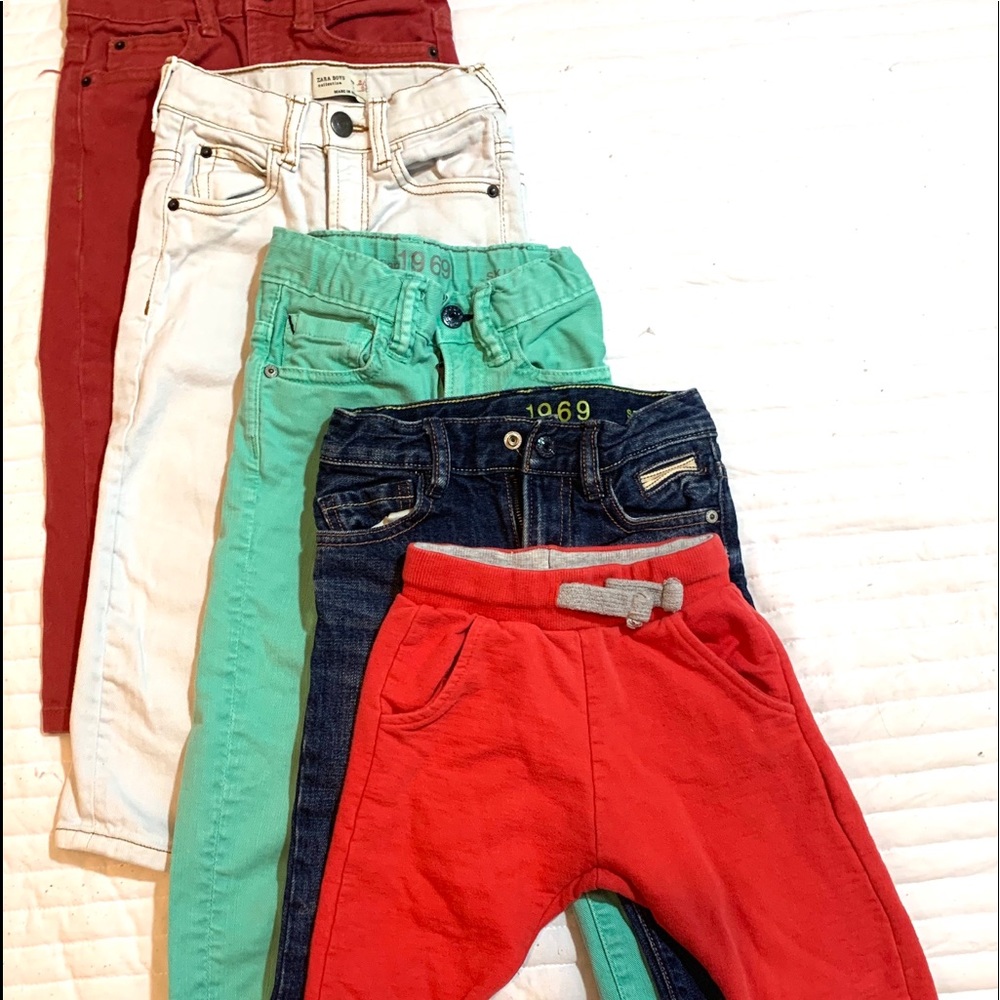 Bundle lot of 5 Boy (kids) Pants